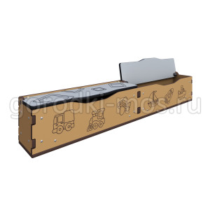 Ящик для игрушек в ТН прямой (HDPE)