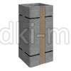 Урна со вставкой "Атриум"  Wood polymer composite (У-1.18)