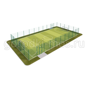 Ограждение спортивной площадки - 2D; 2 калитки (УСП-004)