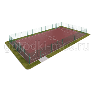 Ограждение спортивной площадки - 2D; 2 калитки (УСП-005)