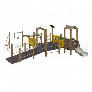 Игровой комплекс заезд Н500 горка Н500 (МГН-1.1)
