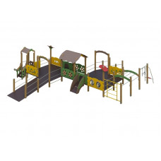 Игровой комплекс заезд Н500 горка Н500 (МГН-1.4)