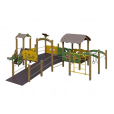 Игровой комплекс заезд Н500 горка Н500 (МГН-1.5)